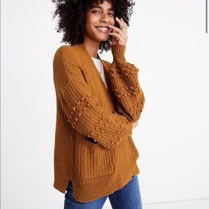 Madewell Bobble Sleeve Cardigan